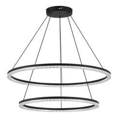 SL1018.403.02 Светильник подвесной ST-Luce черный/прозрачный LED 1*96W 4000K EUCLIDICS