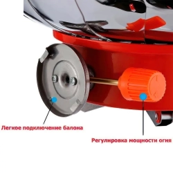 Портативная раскладная газовая плита (700?С,2.8кВт,125г/ч) WMC TOOLS WMC-JD-208