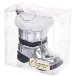 Елочная игрушка «Новогодний сапог» 8*5*8,5 см, Серебро