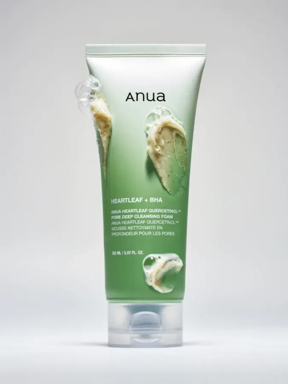 ANUA Пенка-скраб с кверцетином для очищения пор Heartleaf Quercetinol Pore Deep Cleansing Foam (150 мл)