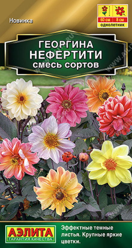 Георгина Нефертити, смесь сортов 0,3гр Аэлита