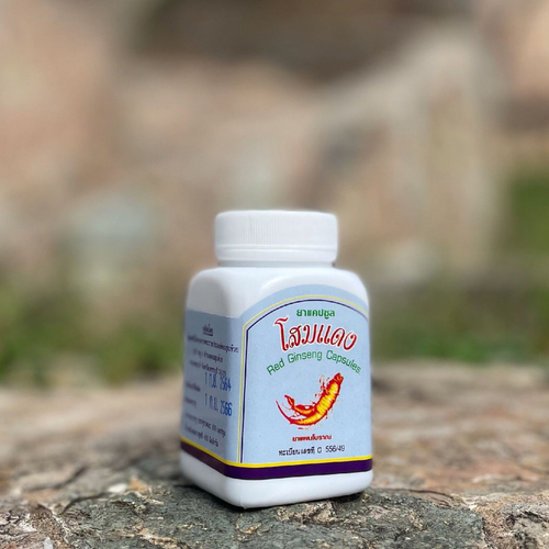 Капсулы с красным женьшенем для усиления иммунитета и общего улучшения состояния организма Red Ginseng Capsules Duanporn Herb