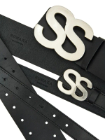 Узкий ремень SUMARA с серебряной пряжкой