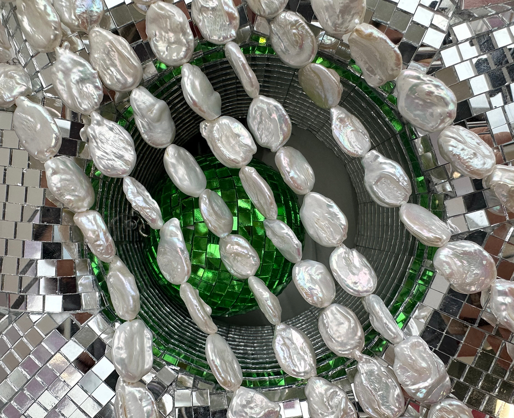 Жемчуг овальный барочный 13-18мм (1шт)