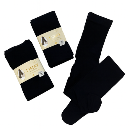 Колготки Limax начес с мехом с пяткой 3XL-5XL