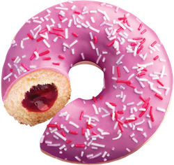 Донат с начинкой из лесных ягод Bakerton (67гр/36шт)