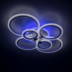 Citilux Сента CL237B160E RGB Люстра с пультом Белая