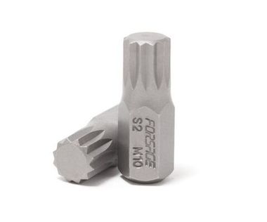 Бита 12-лучевая SPLINE M14х30мм, 10мм (10шт/уп) Forsage F-1783014