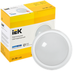 Светильник светодиодный ДПО 5051 18Вт 6500К IP65 круг белый IEK