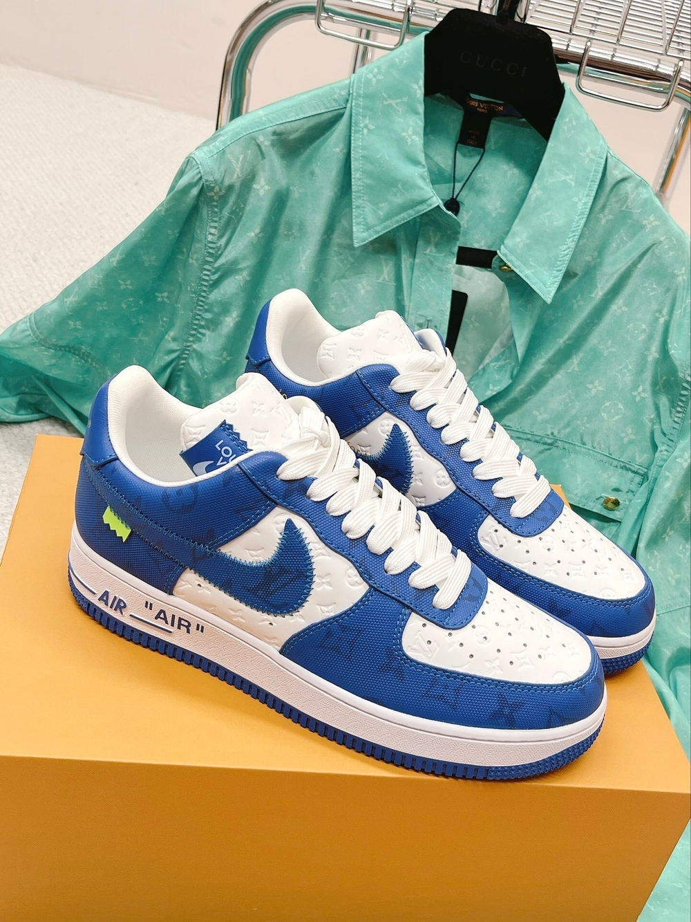 Louis Vuitton and Nike Air Force
