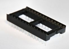 Панелька для микросхемы 28 ног широкая SCL-28