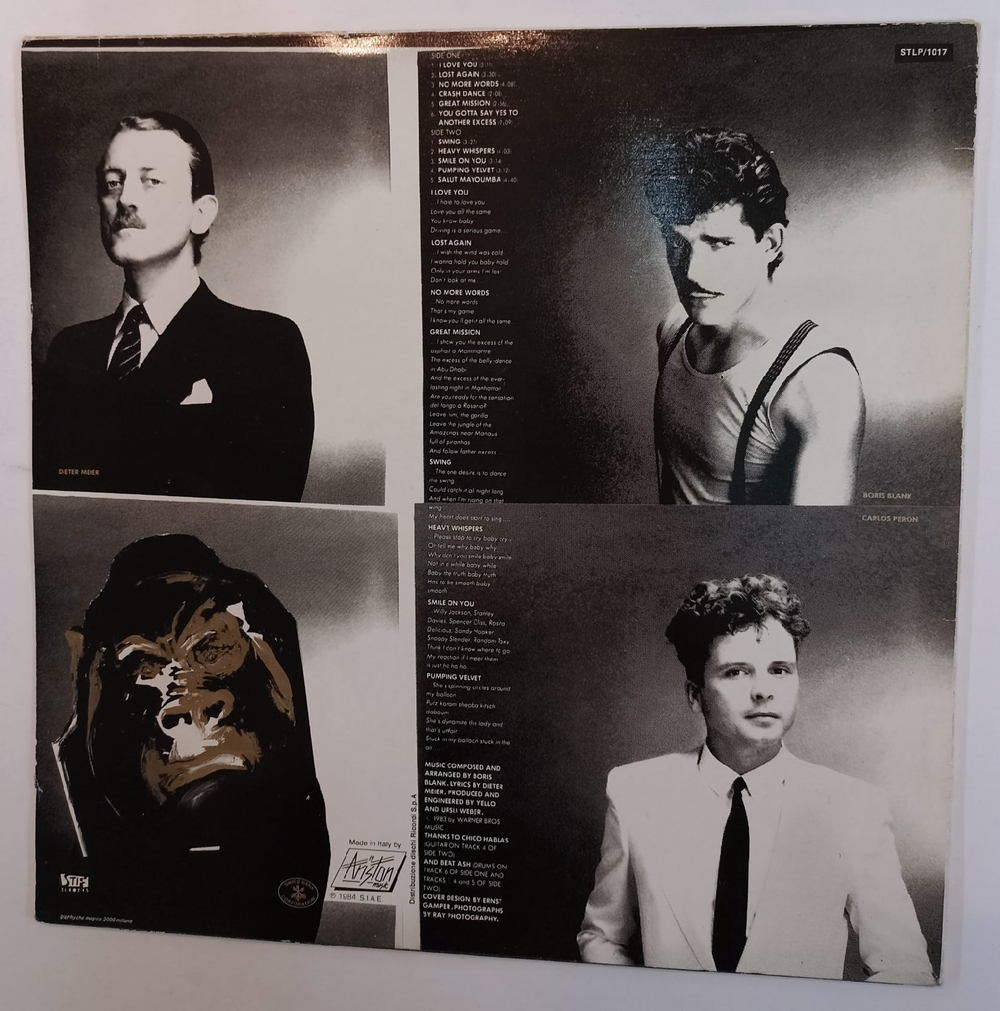 Yello You Gotta Say Yes To Another Excess (Italy 1984)