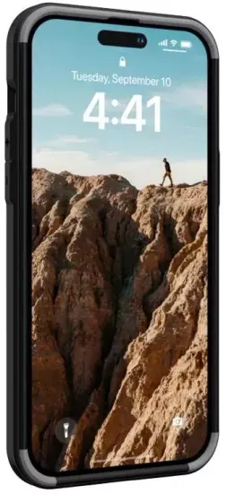 Чехол с поддержкой MAGSAFE Uag Metropolis LT ткань Kevlar для iPhone 14 Pro Max 6.7", цвет черный (Black)