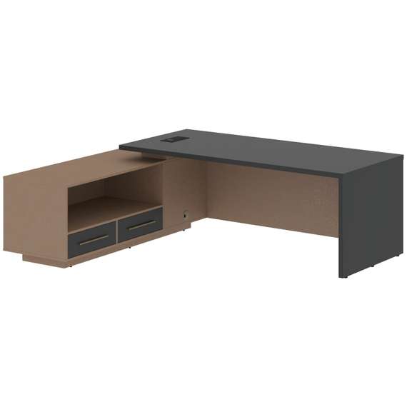 Стол руководителя с тумбой VCT 2319(L)  2300х1900х750 VELION