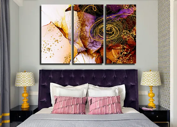 Модульная картина "Невиданные цвета"