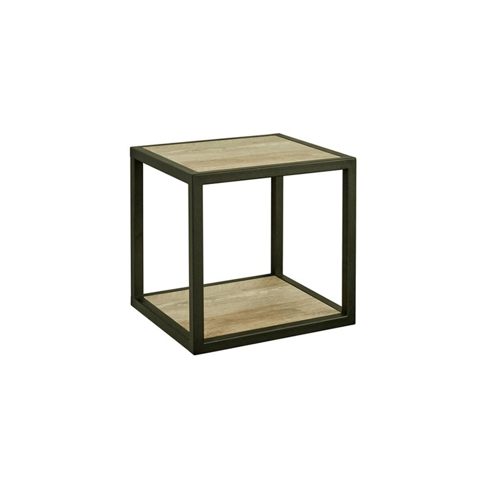 Полка навесная Акватон Лофт Фабрик, дуб эндгрейн