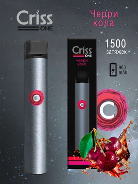 Criss One Черри кола (Вишнёвая кола) 1500 затяжек 20мг (2%)