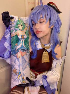 Мини дакимакура Сорака из Лига Легенд арт. M0537, 60х20 см