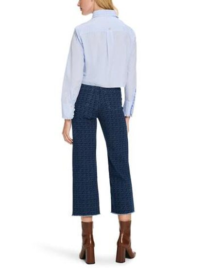 Marc Cain Джинсы укороченные с геометричным принтом