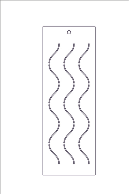Шаблон для стежки "Волна-2" (арт. T37)