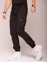 Брюки карго мужские черные Город Горький