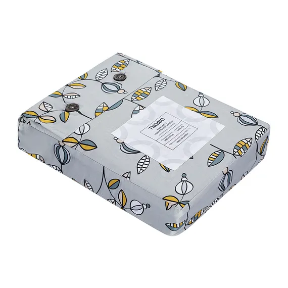 Комплект постельного белья "Ягоды тайги" из премиального сатина из коллекции russian north, 200х220 см