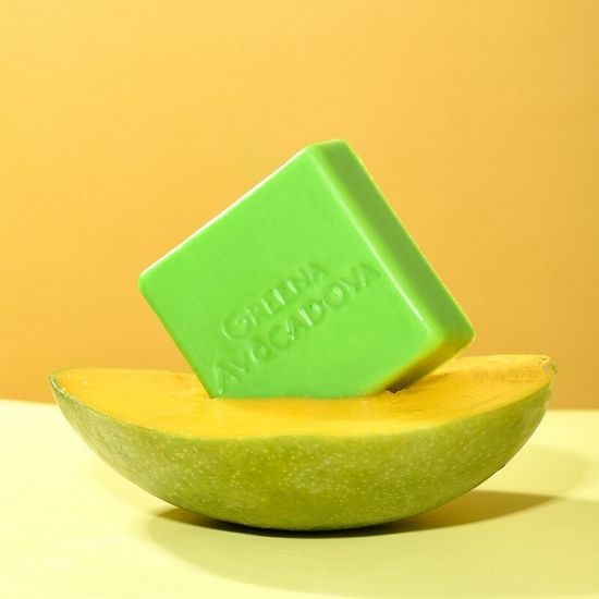 Бальзам для волос твёрдый Greena Avocadova манго, 40 г