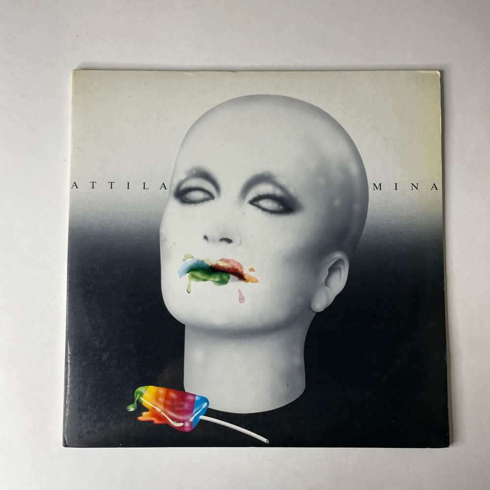 Винтажная виниловая пластинка LP Mina Мина Attila (Италия 1979)