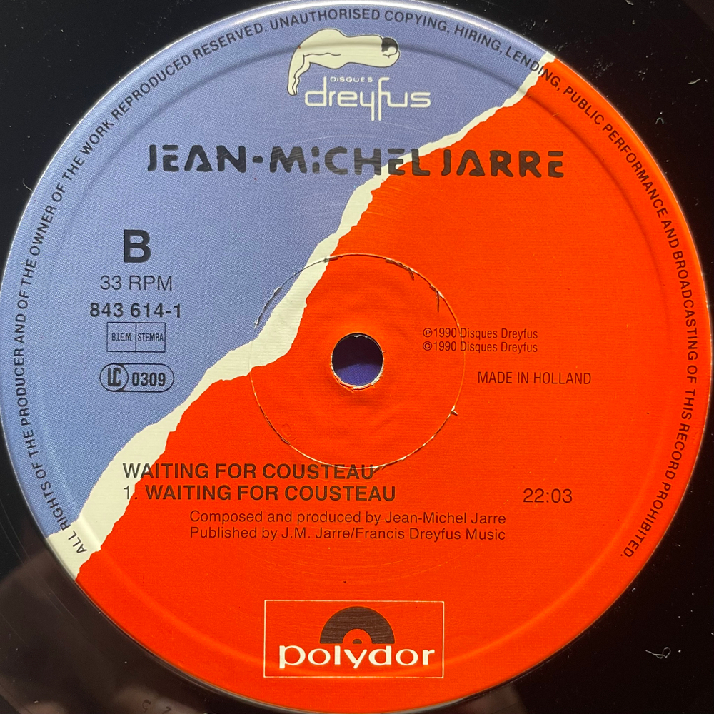 Jean Michel Jarre - Waiting For Cousteau (Голландия 1990г.)