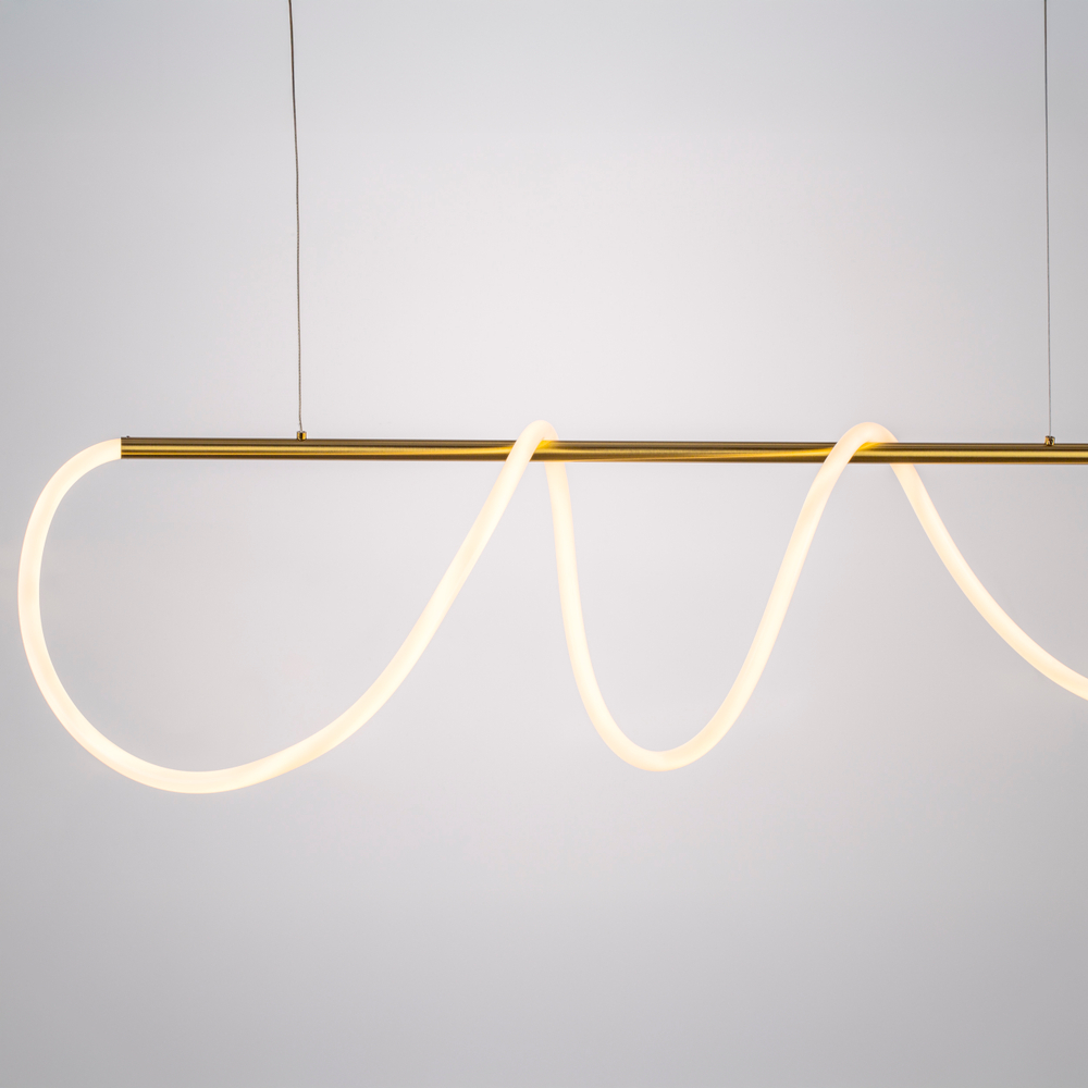 637093 Люстра CORINTO 45W LED 3170LM ЗОЛОТО 3000K IP20