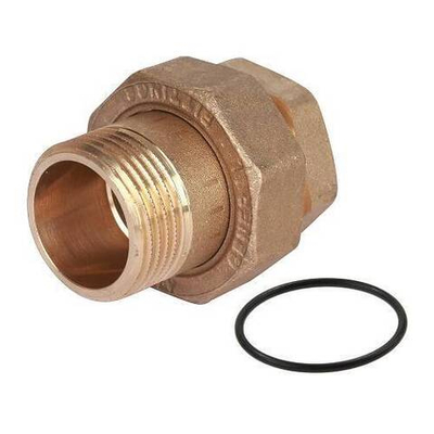 Соединение быстроразъемое (американка) STOUT - 1" (ВР/НР, латунь без покрытия, уплотнение o-ring)