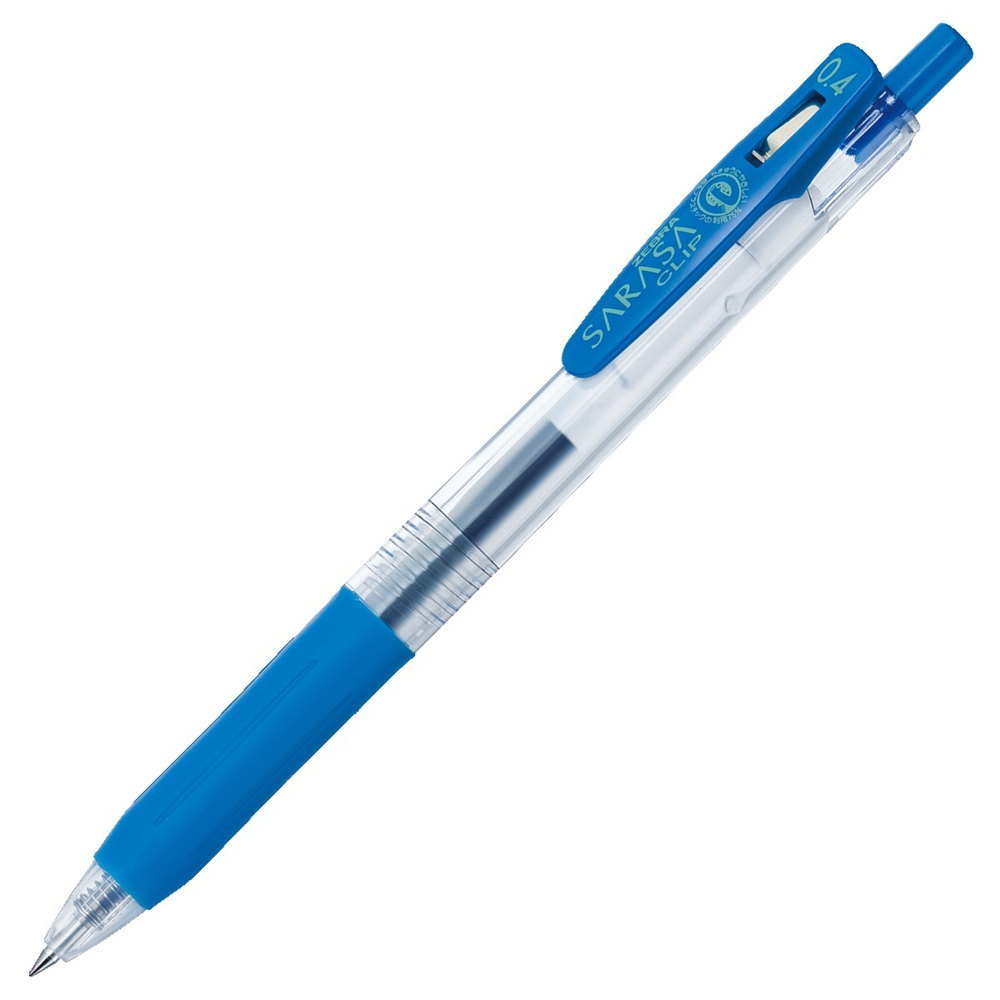 Zebra Sarasa Clip 0.4 кобальтово-синяя - цветные японские гелевые ручки от лидера рынка.
