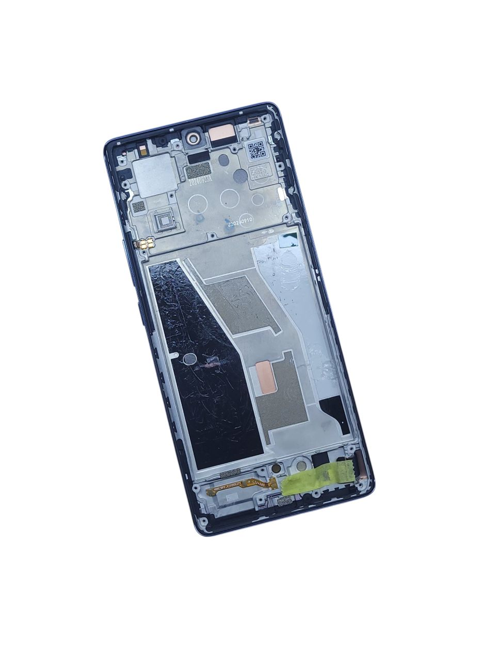 Tecno Camon 30S (CLA5) - Дисплейный модуль в сборе + шлейф кнопок + кнопки (в рамке) (АСЦ)