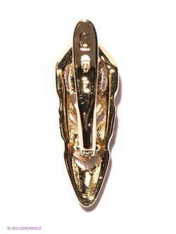 "Лила" серьги в золотом покрытии из коллекции "Санскрит" от Jenavi  с английским замком