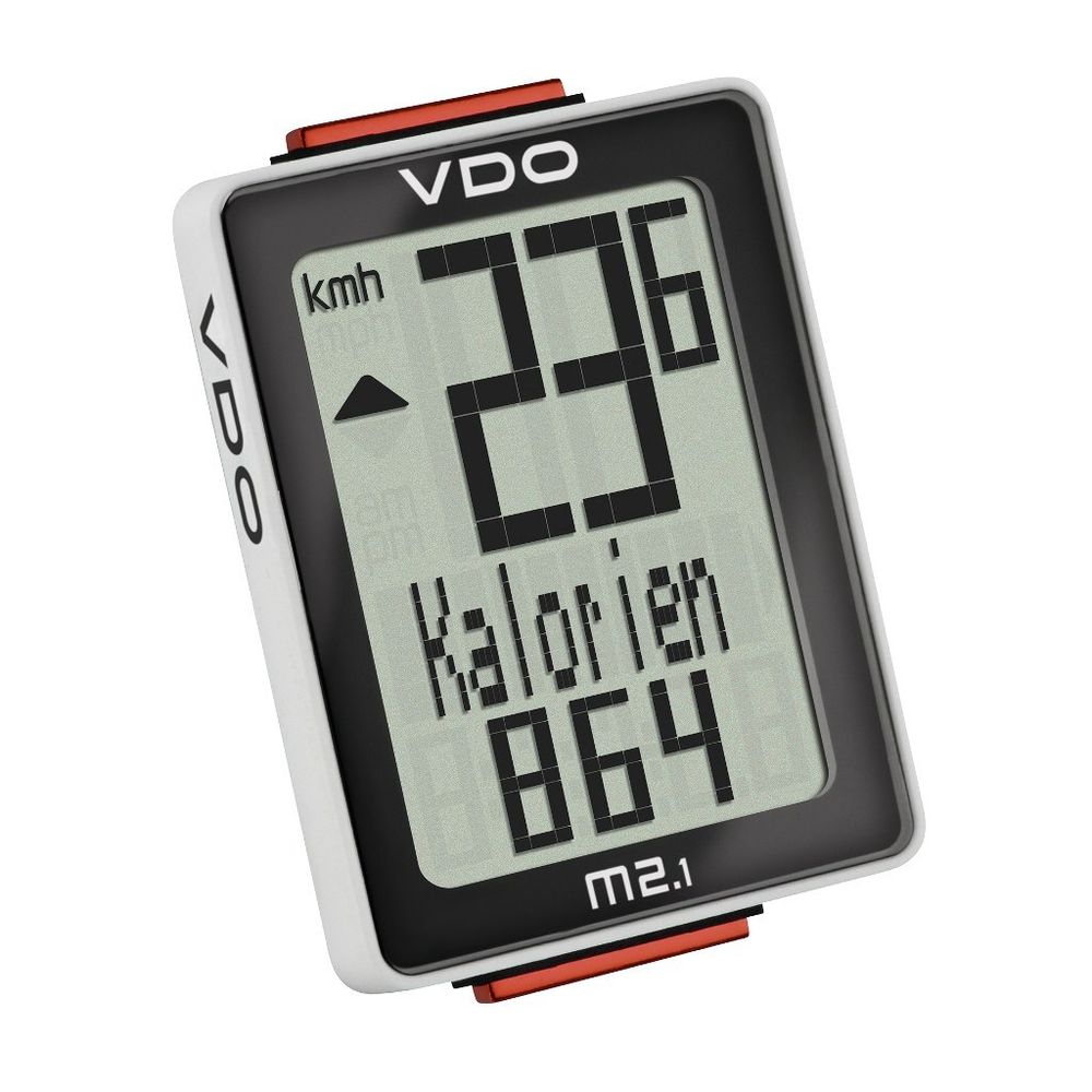 Велокомпьютер VDO M2.1 10 ф-ций дисплей черный (Германия)
