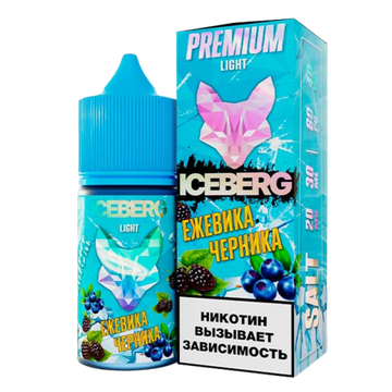 Купить Жидкость Iceberg Ice Legend Salt - Ежевика Черника 30 мл