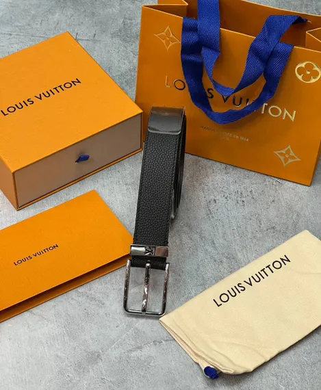 Ремень Louis Vuitton Pont Neuf чёрный