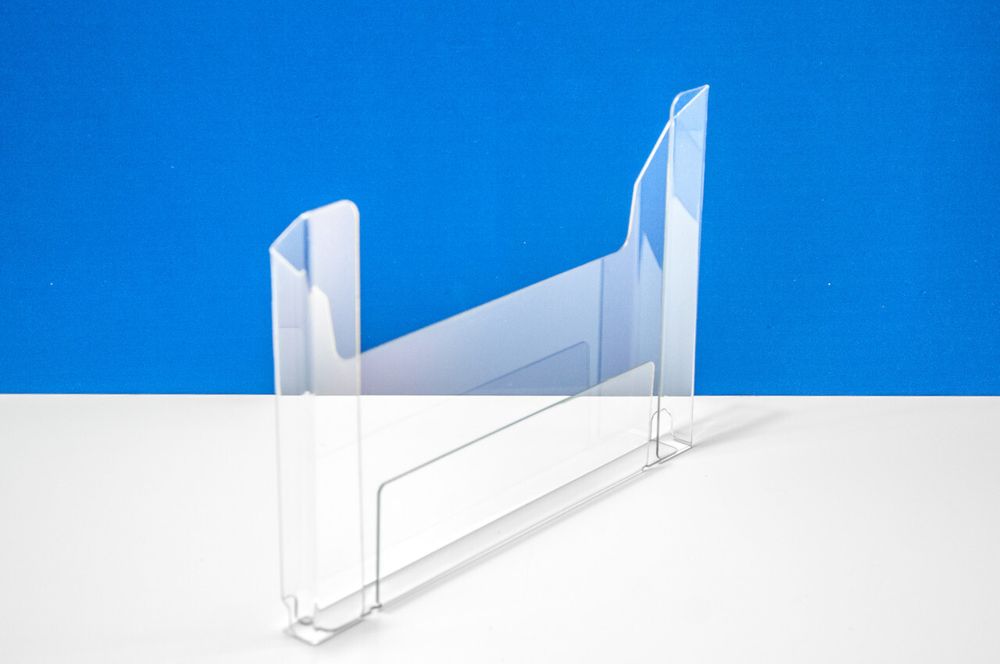 Карман буклетница А4 горизонтальная 1,5 ПЭТ