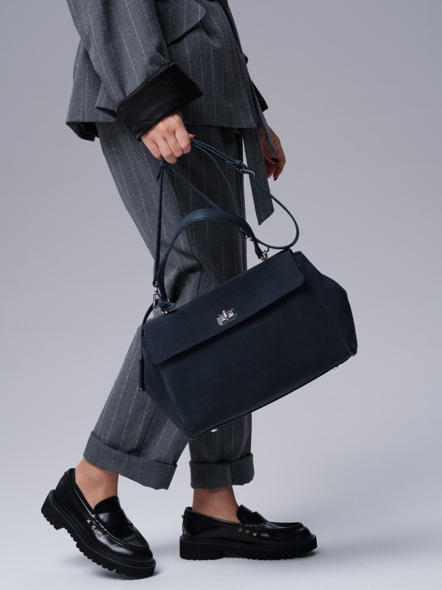 Замшевая сумка Nadi DBR 31356 синий