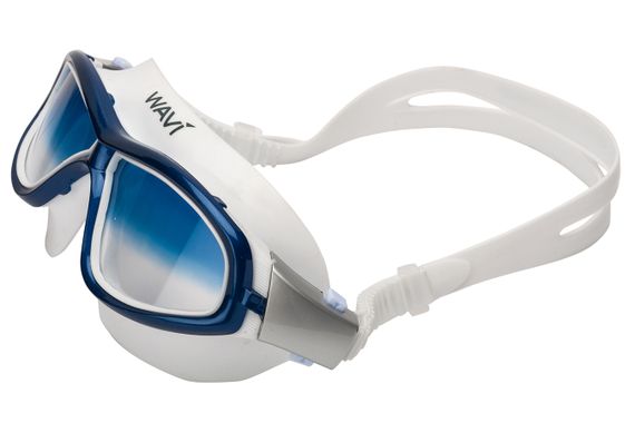 Очки для плавания SalviMar FLUYD SPYDER Белый силикон/голубые линзы
