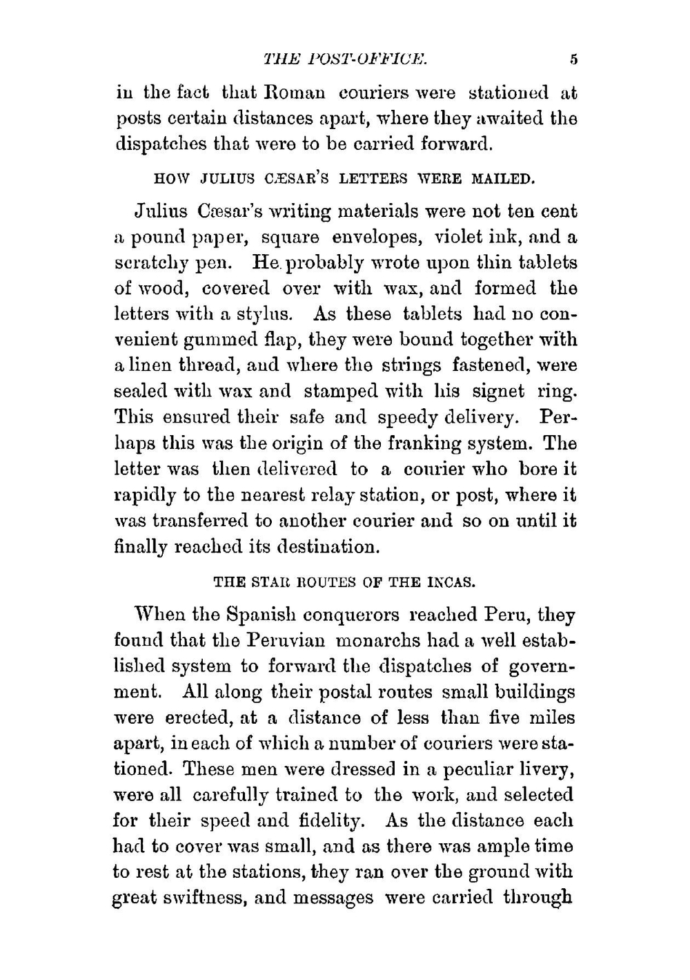 The story of the post office | W.B. Jones