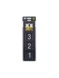 Рамка 4-м BRITE РУ-4-1-БрЧ металл черн. IEK BR-M42-M-K02