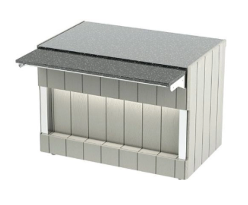 Прилавок нейтральный REFETTORIO Capital RN13ВS без полки