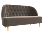 Кушетка Амиса, Коричневый\Бежевый, Велюр, 109831