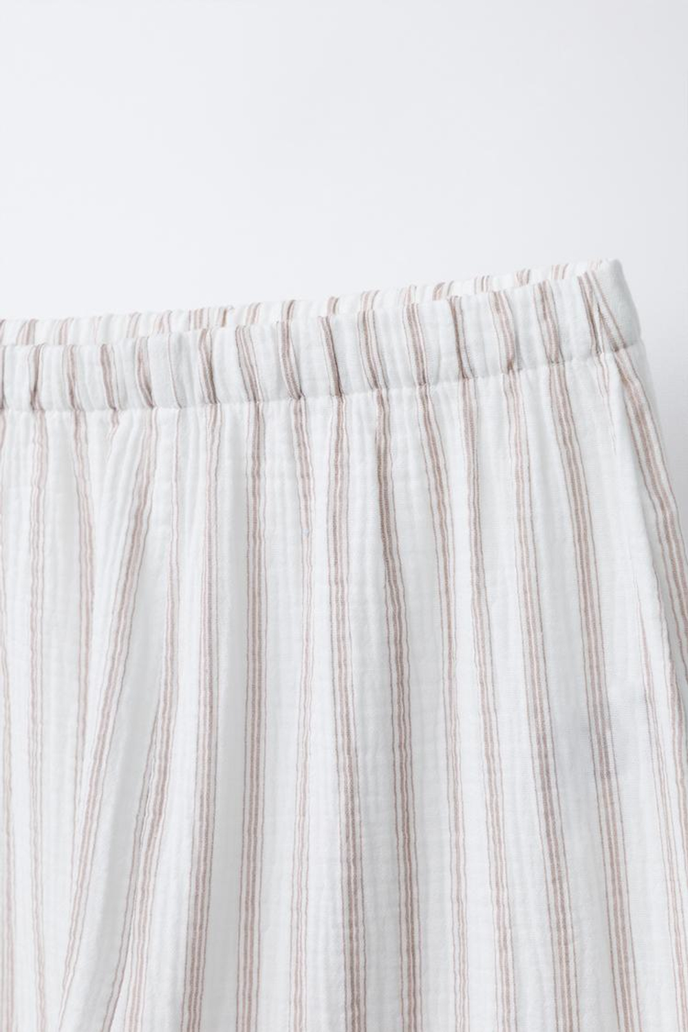 ZARA ПИЖАМА В ПОЛОСКУ, ЭКРЮ