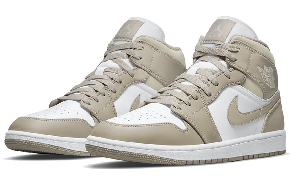 Air Jordan 1 Mid 'College Grey Linen'
