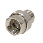 Соединитель латунь никель американка Ду 20 (3/4") прямой ВР/НР VALFEX VF.340.N.034