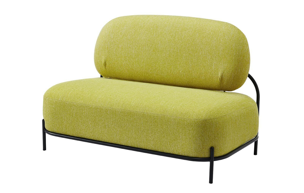 Диван SOFA 06-02 (2-х местный) желтый A652-21