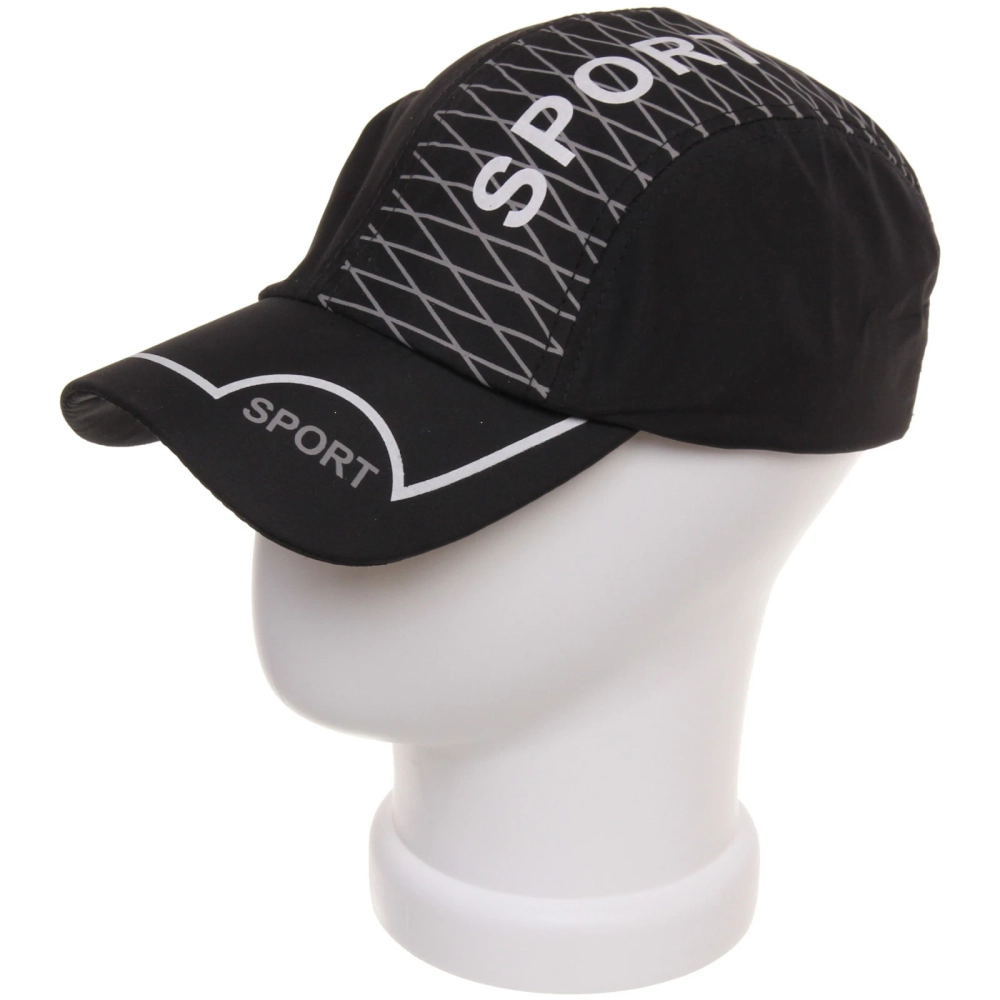 Бейсболка спортивная «Sport style», цвет черный, р58