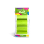Ресницы неоновые желтые Rili Juicy - 16 линий - MIX